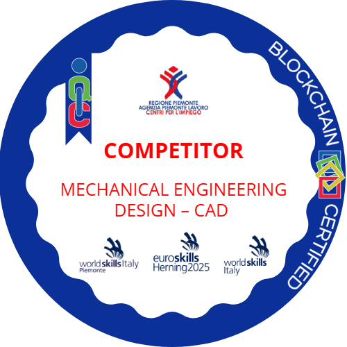 Competitor Mechanical Engineering Design – CAD ai Campionati dei Mestieri EuroSkills Herning 2025.