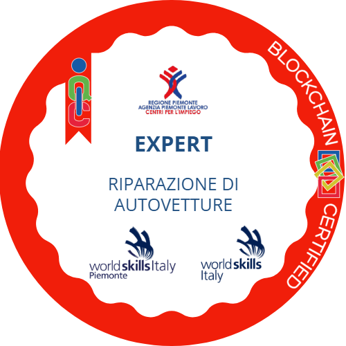 Expert Riparazione di autovetture ai Campionati dei Mestieri WorldSkills Italy 2025.