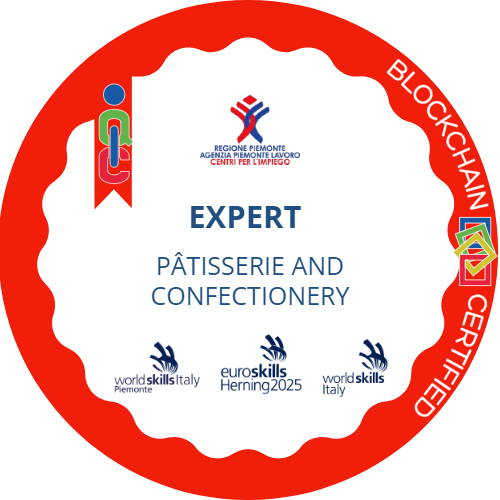 Expert Pâtisserie and confectionery ai Campionati dei Mestieri EuroSkills Herning 2025.