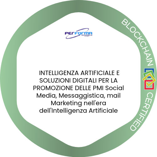 INTELLIGENZA ARTIFICIALE E SOLUZIONI DIGITALI PER LA PROMOZIONE DELLE PMI Social Media, Messaggistica, mail Marketing nell'era dell'Intelligenza Artificiale