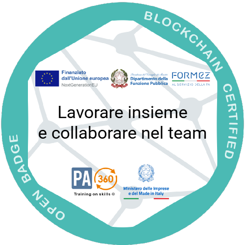 Lavorare insieme e collaborare nel team