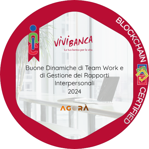 Buone Dinamiche di Team Work e di Gestione dei Rapporti Interpersonali - Anno 2024