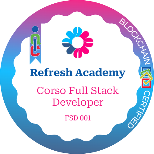 Corso Full Stack Developer - FSD 001