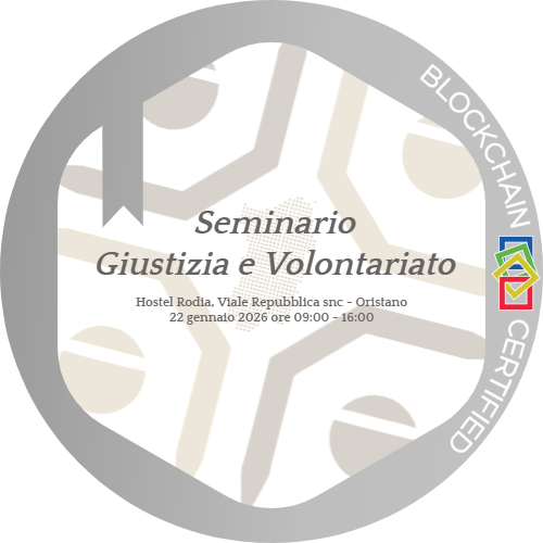 Seminario “Giustizia e Volontariato”