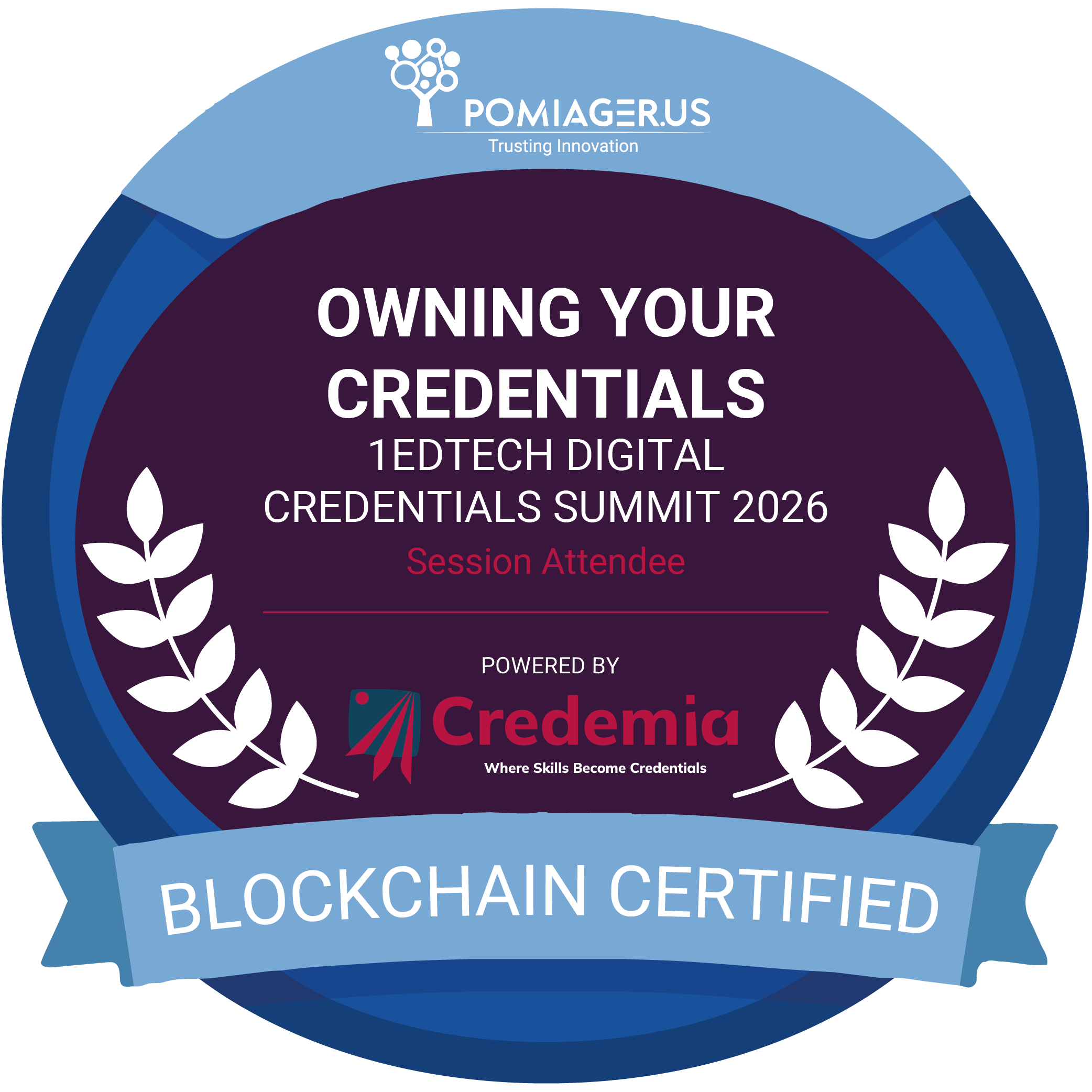 Owning Your Credentials | 1EdTech Digital Credentials Summit 2026 | session attendee