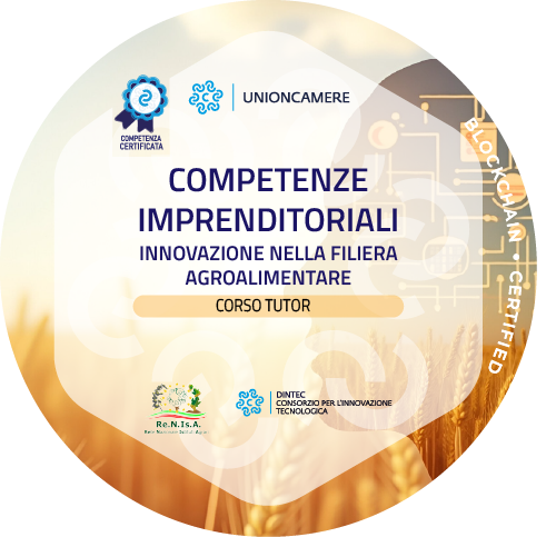 Competenze imprenditoriali e per l’innovazione nella filiera agroalimentare – CORSO TUTOR