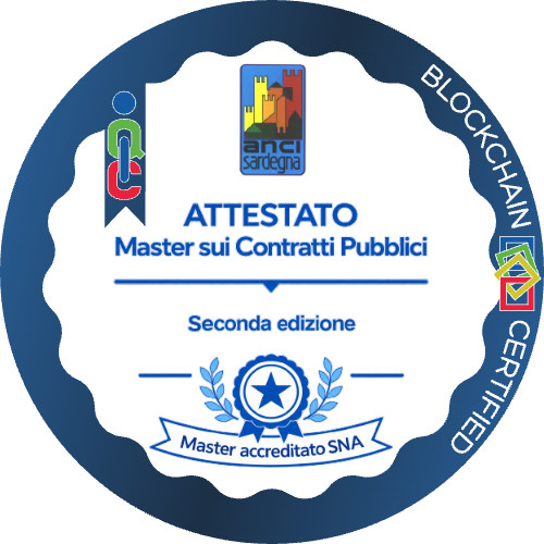 Attestato                      Master sui Contratti Pubblici  seconda edizione