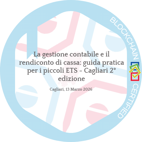 La gestione contabile e il rendiconto di cassa: guida pratica per i piccoli ETS - Cagliari 2° edizione