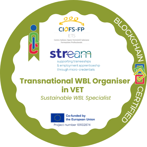 Transnational WBL Organiser in VET  - Sustainable WBL Specialist 