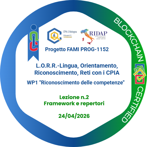 Progetto "L.O.R.R." - PROG. 1152 - FAMI 2021-2027 - Lezione n.2 24/04/2026