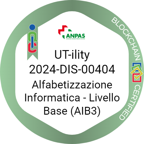 UT-ILITY 2024-DIS-00404: Alfabetizzazione Informatica - Livello Base (AIB3)