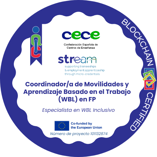 Coordinador/a de Movilidades y Aprendizaje Basado en el Trabajo (WBL) en FP - Especialista en WB inclusivo