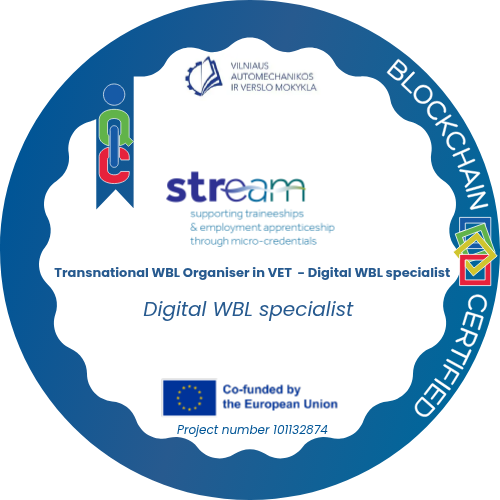 Transnational WBL Organiser in VET  - Digital WBL specialist