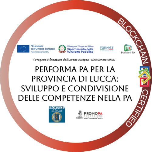 PERFORMA PA per la Provincia di Lucca -  "Il Codice del Terzo Settore e i rapporti tra Pubblica Amministrazione ed Enti del Terzo Settore" e "Pari opportunità e prevenzione delle discriminazioni"