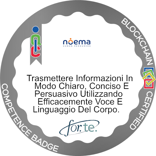Logo del badge DIZIONE E UTILIZZO DELLA VOCE