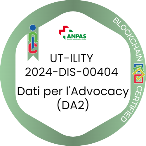 UT-ILITY 2024-DIS-00404: Dati per l'Advocacy (DA2)