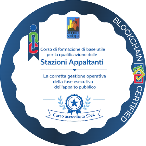 Corso di formazione di base utile per la qualificazione delle Stazioni Appaltanti – La corretta gestione operativa della fase esecutiva dell’appalto pubblico