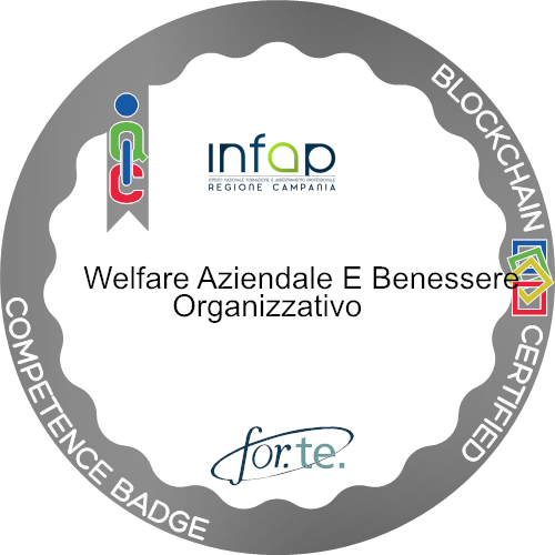 Logo del badge Welfare aziendale e benessere organizzativo