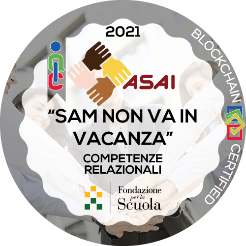 Badge competenze relazionali primaria scuola Poli - ASAI
