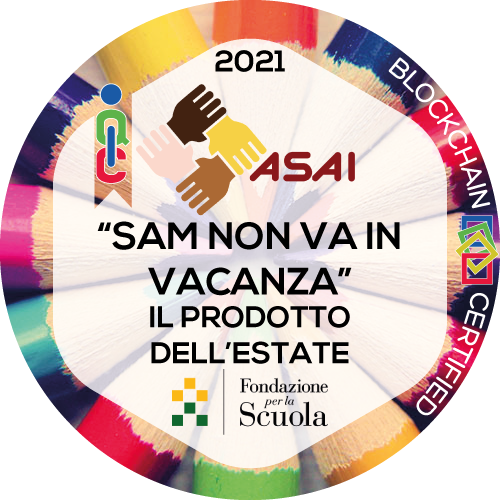 Badge di prodotto microcomunità 2 scuola media Pertini classi 2b, 2f