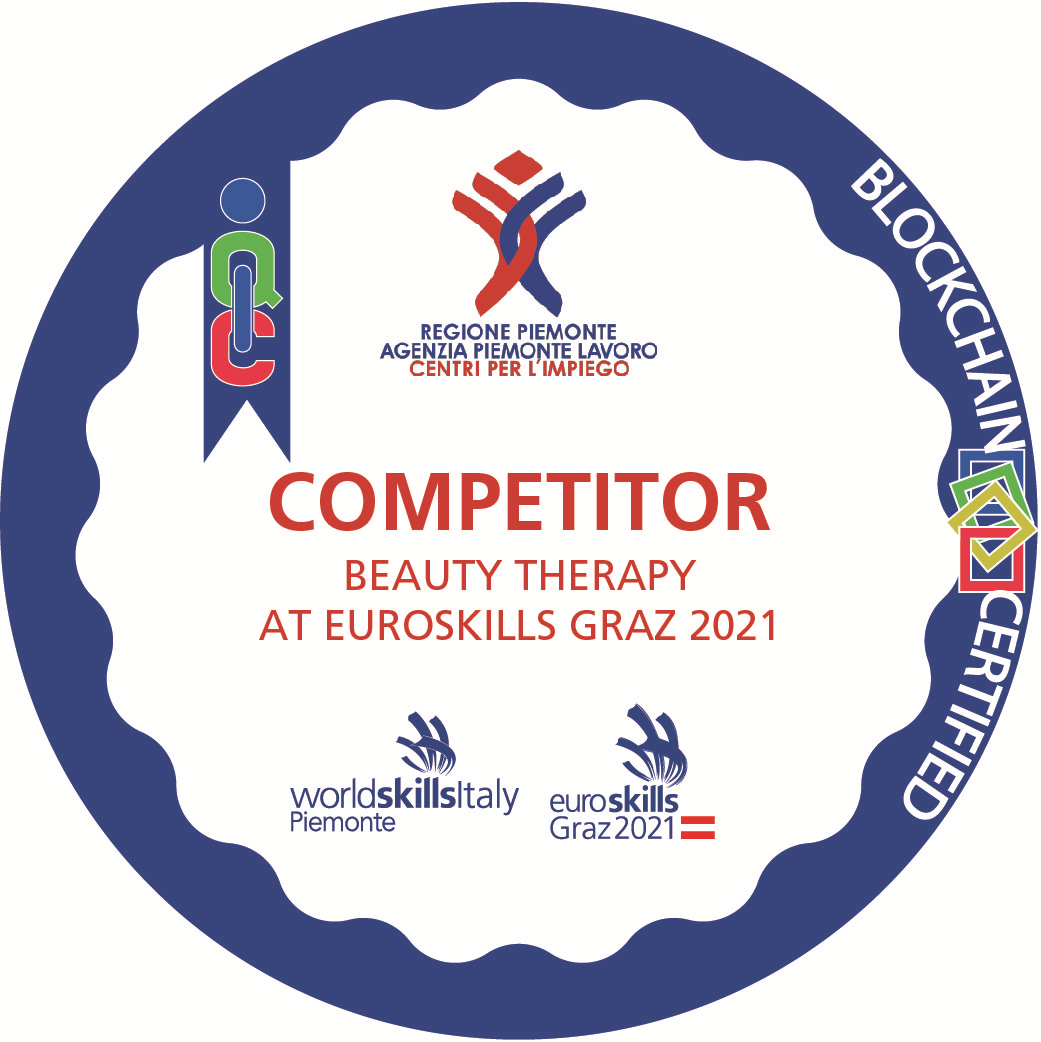 Competitor Beauty Therapy WorldSkills Piemonte at EuroSkills Graz 2021