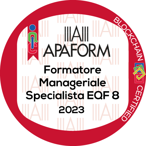 Formatore manageriale specialista livello EQF 8 stimato da APAFORM