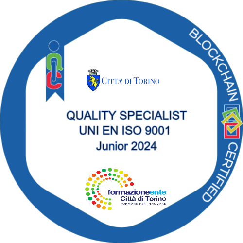 Quality Specialist UNI EN ISO 9001 Junior 2024