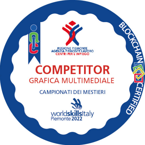 Competitor Grafica multimediale Mestieri WorldSkills Piemonte 2022