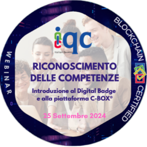 WEBINAR INTRODUTTIVO: DIGITAL BADGE E PIATTAFORMA C-BOX®