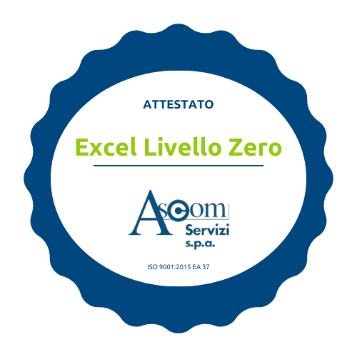Microsoft Excel Livello 0 - Excel0-09-2024-TV-1