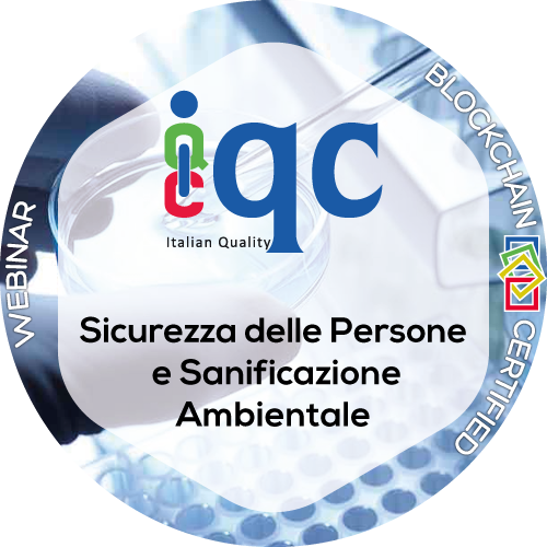 Webinar "Sicurezza delle Persone e Sanificazione Ambientale"