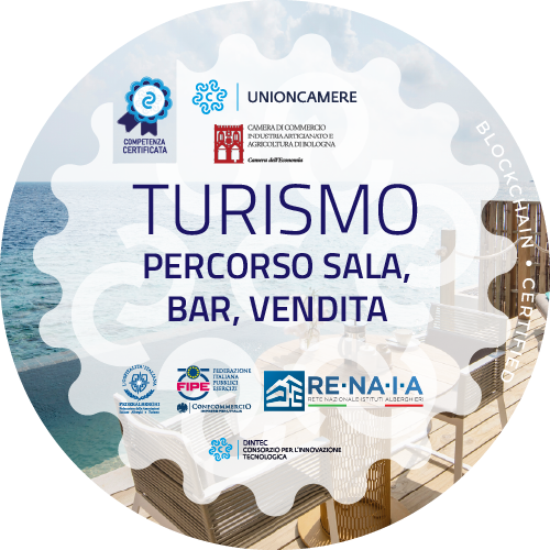 Turismo: percorso Sala, Bar, Vendita