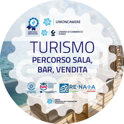 Turismo: percorso Sala, Bar, Vendita
