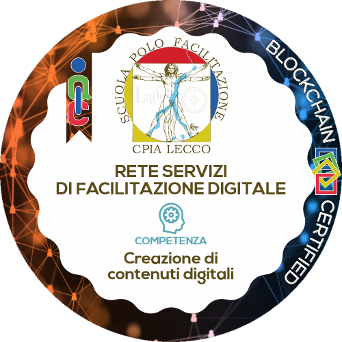 Facilitazione digitale: creazione di contenuti digitali