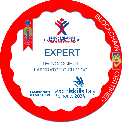 Expert Tecnologie di laboratorio chimico ai Campionati dei Mestieri WorldSkills Piemonte 2024.