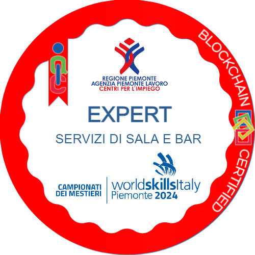 Expert Servizi di sala e bar ai Campionati dei Mestieri WorldSkills Piemonte 2024.