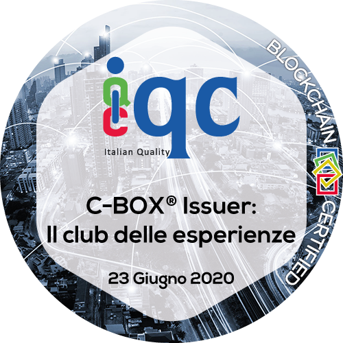 C-Box® Issuer: Il club delle esperienze 23 Giugno 2020