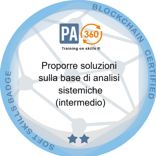 Proporre soluzioni sulla base di analisi sistemiche (intermedio)