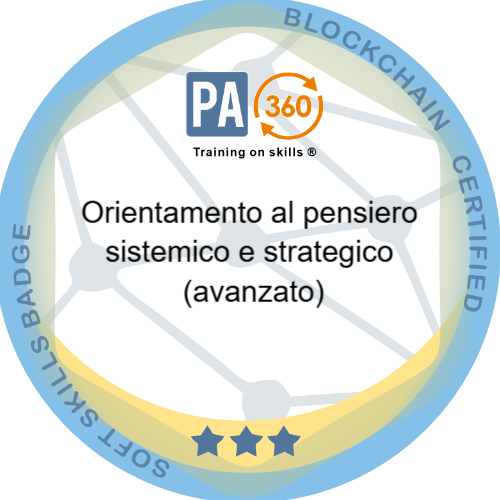 Orientamento al pensiero sistemico e strategico (avanzato)