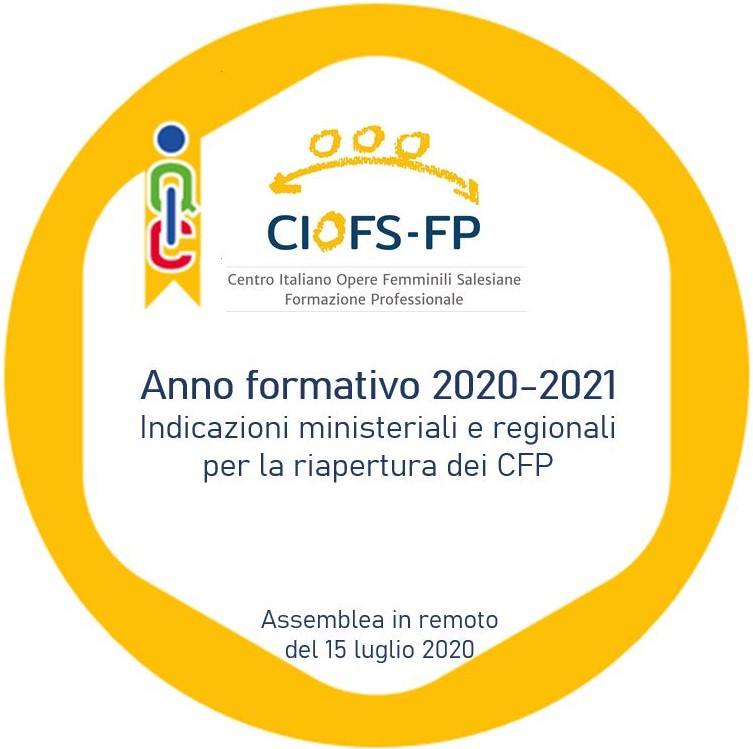 Sessione formativa assemblea nazionale CIOFS-FP luglio 2020
