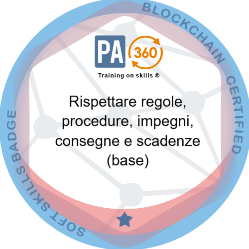 Rispettare regole, procedure, impegni, consegne e scadenze (base)