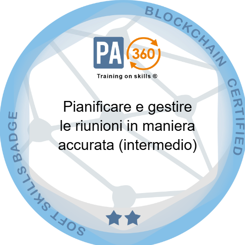 Pianificare e gestire le riunioni in maniera accurata (intermedio)