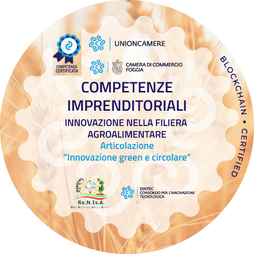Competenze imprenditoriali. Innovazione nella filiera agroalimentare - Articolazione “Innovazione green e circolare”