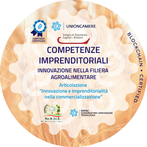 Competenze imprenditoriali. Innovazione nella filiera agroalimentare - Articolazione “Innovazione e imprenditorialità nella commercializzazione”