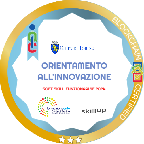 ORIENTAMENTO ALL'INNOVAZIONE (Gold)  - SOFT SKILL FUNZIONARI 2024