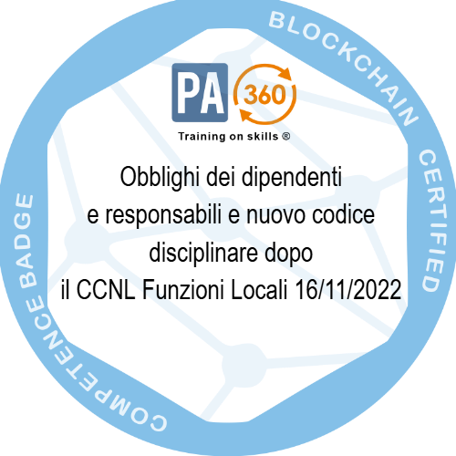 Obblighi dei dipendenti e responsabili e nuovo codice disciplinare dopo il CCNL Funzioni Locali 16/11/2022