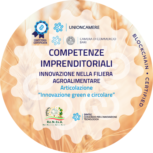 Competenze imprenditoriali. Innovazione nella filiera agroalimentare - Articolazione “Innovazione green e circolare”