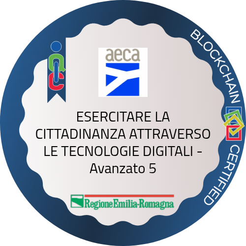 ESERCITARE LA CITTADINANZA ATTRAVERSO LE TECNOLOGIE DIGITALI - Avanzato 5