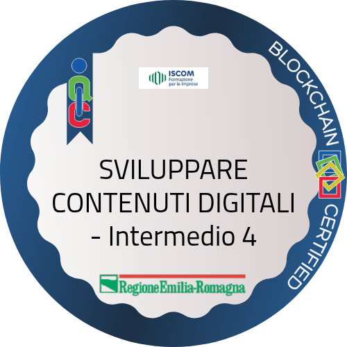 SVILUPPARE CONTENUTI DIGITALI - Intermedio 4