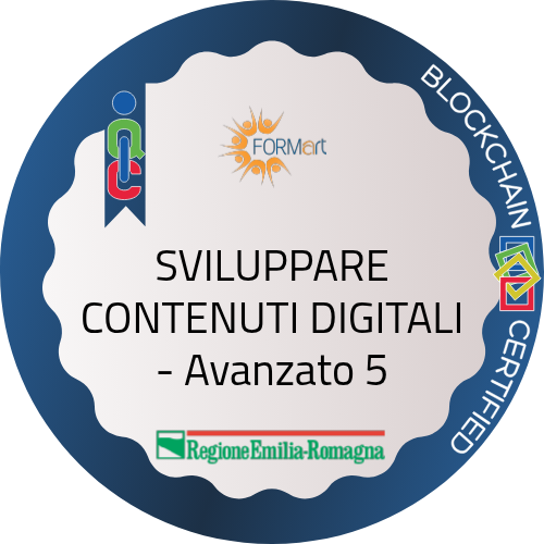 SVILUPPARE CONTENUTI DIGITALI - Avanzato 5